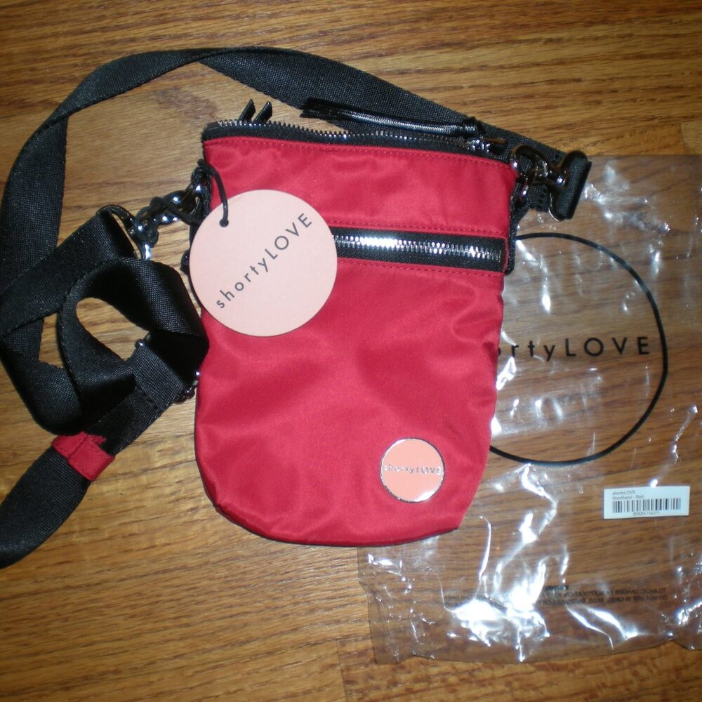 Shortylove Shorthand Crossbody Red + Black